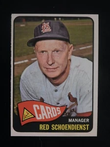 Tarjeta de béisbol 1965 Topps #566 Red Schoendienst SP (EX-MT) - Imagen 1 de 2