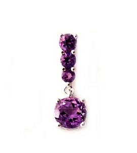 Amethyst Silver Pendant PDT250018 - Picture 1 of 1