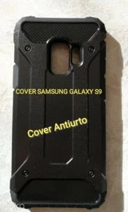 Custodia Cover Samsung Galaxy S9 Antiurto COLORE NERA NUOVA - Foto 1 di 2