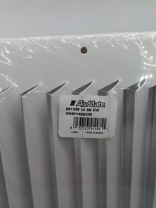 14 X 8 Bright White Enamel Steel 1-Way Register03401408CW 601HM 181HM - Picture 1 of 6