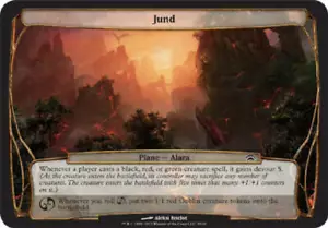 Tarjetas de colección Magic the Gathering DJMagic de Jund (gran tamaño) Planechase 2012 - Imagen 1 de 1