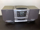 Sony Cfd-Z550 Am/Fm Cd Cassette Portable Stereo Boombox .  Tested
