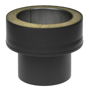 Rauchrohr Ofenrohr 150 mm Coltherm Übergang von EW zu DW Kaminrohr - Bild 1 von 1