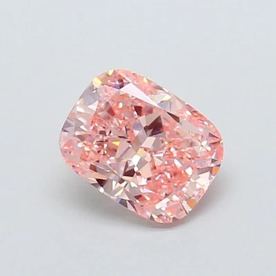 Cushion Lab IGI Certified Diamond 3.01Ct Fancy Vivid Pink Color VS2 For Wedding - Image 1 of 4