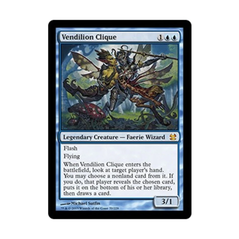 WOTC MtG Modern Masters 2013 Vendilion Clique (MR) (Foil) EX - Image 1 of 1
