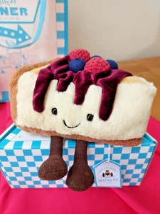 Jellycat Crember Cheesecake FAO Schwarz World Exclusive New with Tags - Picture 1 of 11