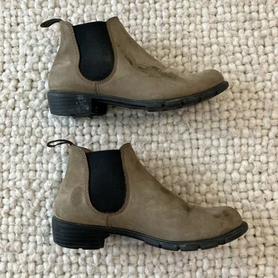 Women’s Blundstone 585 Rustic Brown Chelsea Boots US 7 AU 4.5 Leather Pull On - Image 1 of 4