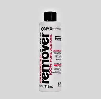Removedor de esmalte de uñas ONYX Professional® 100 % acetona pura, 4 fl oz Foto 1 de 4
