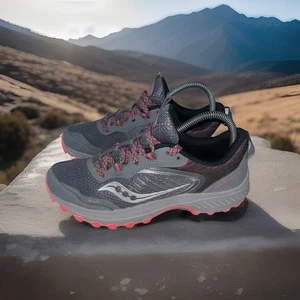 Saucony Excursion React2u Trail Running Shoes Womens Size 8.5 Hiking Outdoor Gym - Picture 1 of 24