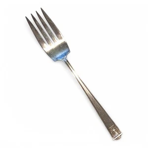 Holmes Edwards Century Pattern 1923 Antique Silverplate Cold Meat Serving Fork - Picture 1 of 4