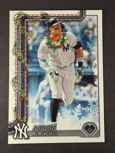 2025 Topps Holiday - Aaron Judge #H161 - Holiday Lights Variation - Yankees MVP - Bild 1 von 2