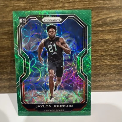 2020 Panini Prizm - Rookie Jaylon Johnson #306 Green # /75   Prizm (RC) - Image 1 of 2