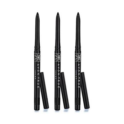 3 x Avon Glimmerstick Eyeliner in Blackest Black