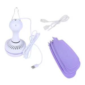 Outdoor Camping Small Ceiling Fan Indoor Outdoor Portable Ceiling Fan Remote - Picture 1 of 8