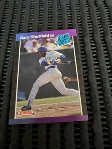 1989 Donruss - Rated Rookie Gary Sheffield #31 (RC) Milwaukee Brewers - Foto 1 di 3