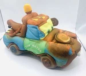 Camión de remolque de felpa suave Mattel 2011 Disney Pixar Cars Talking & Joking Mater - Imagen 1 de 9