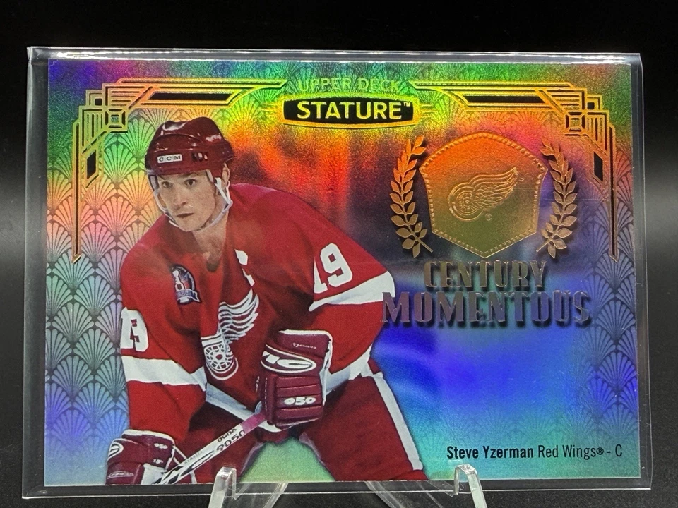 2020-21 Upper Deck Stature #CM-2 Steve Yzerman Century Momentous - Image 1 of 2
