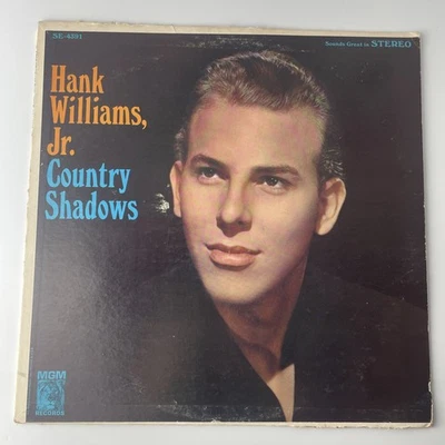 HANK WILLIAMS, JR. COUNTRY SHADOWS MGM RECORDS SE-4391 1966 VG+ - Image 1 of 4
