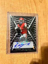 2023 Leaf Exotic - Kenny McIntosh - Zebra Crystal XRC Auto #d 8/9