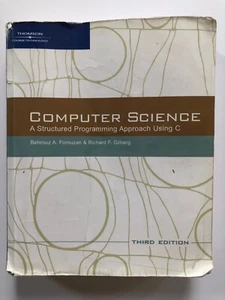 Computer Science : A Structured Approach Using C, Paperback - Picture 1 of 1