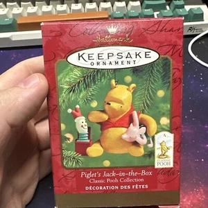 Hallmark Keepsake Ornament Piglet's Jack-in-the-Box 2000 - Picture 1 of 4