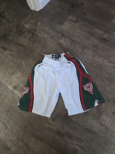 adidas Milwaukee Bucks White Team classic JERSEY mesh champs shorts S - Picture 1 of 4