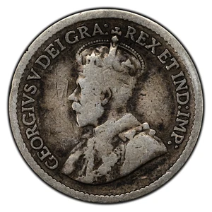 Canada 1915 5 Cents Silver Coin - VG - Picture 1 of 2