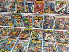 Iron Man #1-54 Full Run Lot 9 Hulk 17 43 47 Origin 1st Moondragon Avg VF 8.0