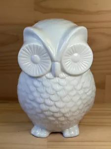 SNOW OWL “White” Beautiful Bird Shaped Decorative Money Box Ceramic Ornament - Picture 1 of 22