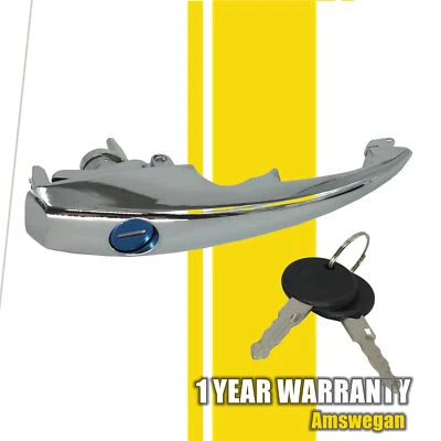 Manija de puerta exterior a juego con llave para Volkswagen Super Beetle Bug 113837205M 68-79 Foto 1 de 3
