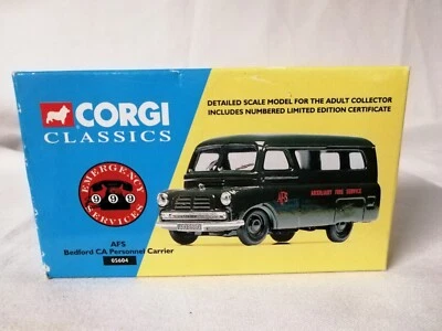Corgi 05604 "AFS" (Auxiliary Fire Service) Bedford  CA Personnel Carrier Van. - Image 1 of 4
