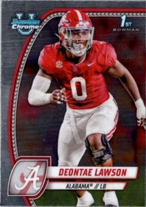 2024 BOWMAN CHROME U #58 DEONTAE LAWSON 1ST BOWMAN CHROME ALABAMA - Picture 1 of 2