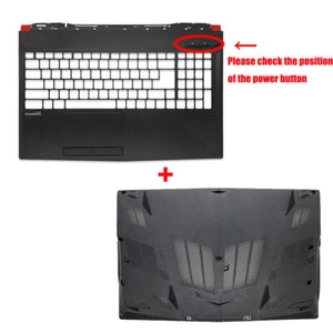 Neue schwarze Handauflage/Abdeckung unten für MSI GP63VR GL63 MS-16P5 MS-16P4 3076P6C223 USA - Bild 1 von 16