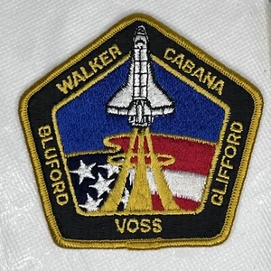 NASA SPACE SHUTTLE CHALLENGER WALKER CABANA BLUFORD VOSS CLIFFORD PATCH - Picture 1 of 16
