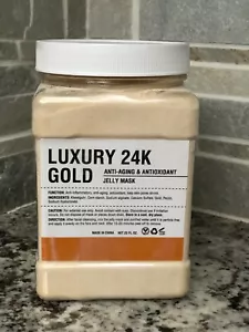 One jar Hydro facial Jelly Mask, Vajacial Mask, Hydrojelly, Luxury 24K Gold 23oz - Picture 1 of 5