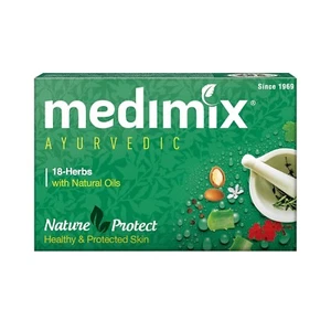 Medimix Ayurvedic 18 Herbs Soap 125g Herbal Skin Care - Picture 1 of 9