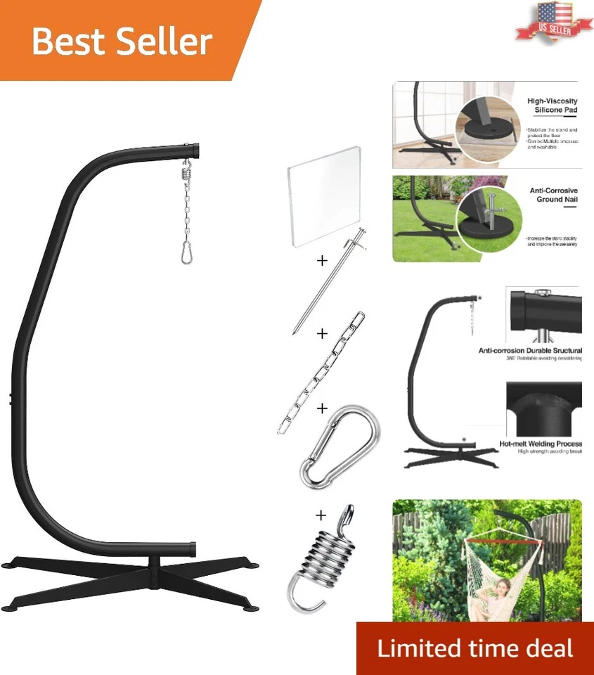 Versatile Multi-functional Hammock Swing Stand - Sturdy - Max Load 150kg - Image 1 of 4