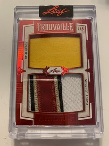 2023 Leaf Superlative Nolan Ryan & Randy Johnson Dual Patch /5 XO