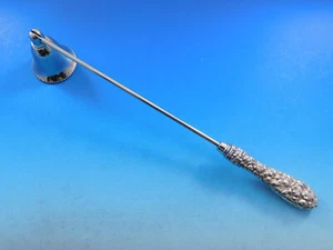 Rose by Stieff Sterling Silver Candle Snuffer HH with Stainless 11" Custom - Picture 1 of 10