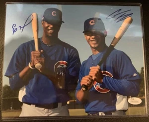 Gleyber Torres & Eloy Jimenez Signed 8x10 Photo JSA COA Cubs Yankees & Sox Auto! - Picture 1 of 5