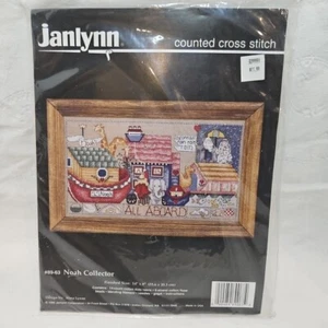 Kit de punto de cruz contado Janlynn de colección coleccionista de Noé 1995 Arca de Noé - Imagen 1 de 2