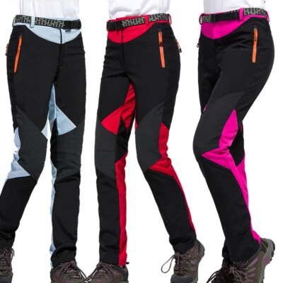 NEW Women Waterproof Breathable Soft Shell Outdoor Hiking Climbing Trousers - Image 1 of 4