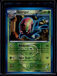 Juego de cartas coleccionables Pokémon Accelgor Plasma Blast 8/101 holograma inverso raro - Imagen 1 de 2