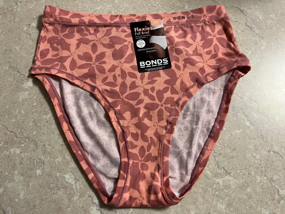 NWT Bonds L ( 18-20  ) Flexies Full Brief Aussie cotton - image 1 of 1