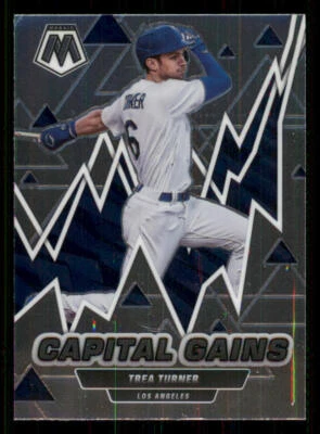 2022 Panini Mosaic Capital Gains #5 Trea Turner - Image 1 of 2