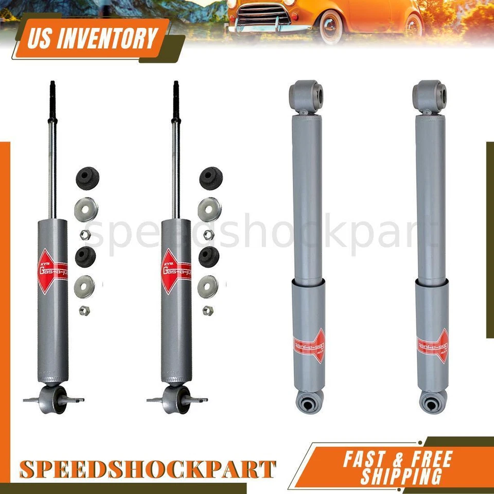 Juego amortiguador delantero trasero compatible con 1981 1982 1983 1984 1992 1993 Dodge D250 Foto 1 de 4