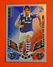 Topps match attax football Bundesliga 2011/2012 Raul FC Schalke 04 hat-trick hero
