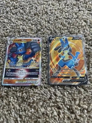 Lucario V SWSH213 SWSH: Sword & Shield Promo Cards Holo - Image 1 of 2