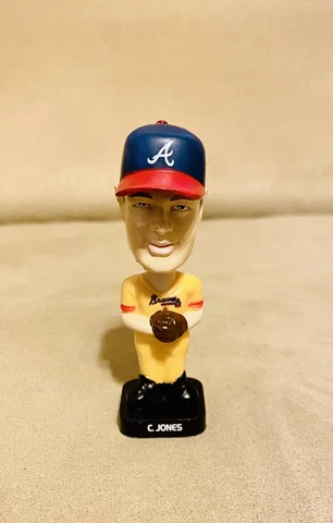 BOBBLE HEADS 3" Mini Braves Chipper Jones  BY  Fotoball 2002 Cover