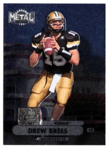2013 Fleer Retro 98 Metal Universe #M15 Drew Brees Purdue Boilermakers ID:43014 - Picture 1 of 1